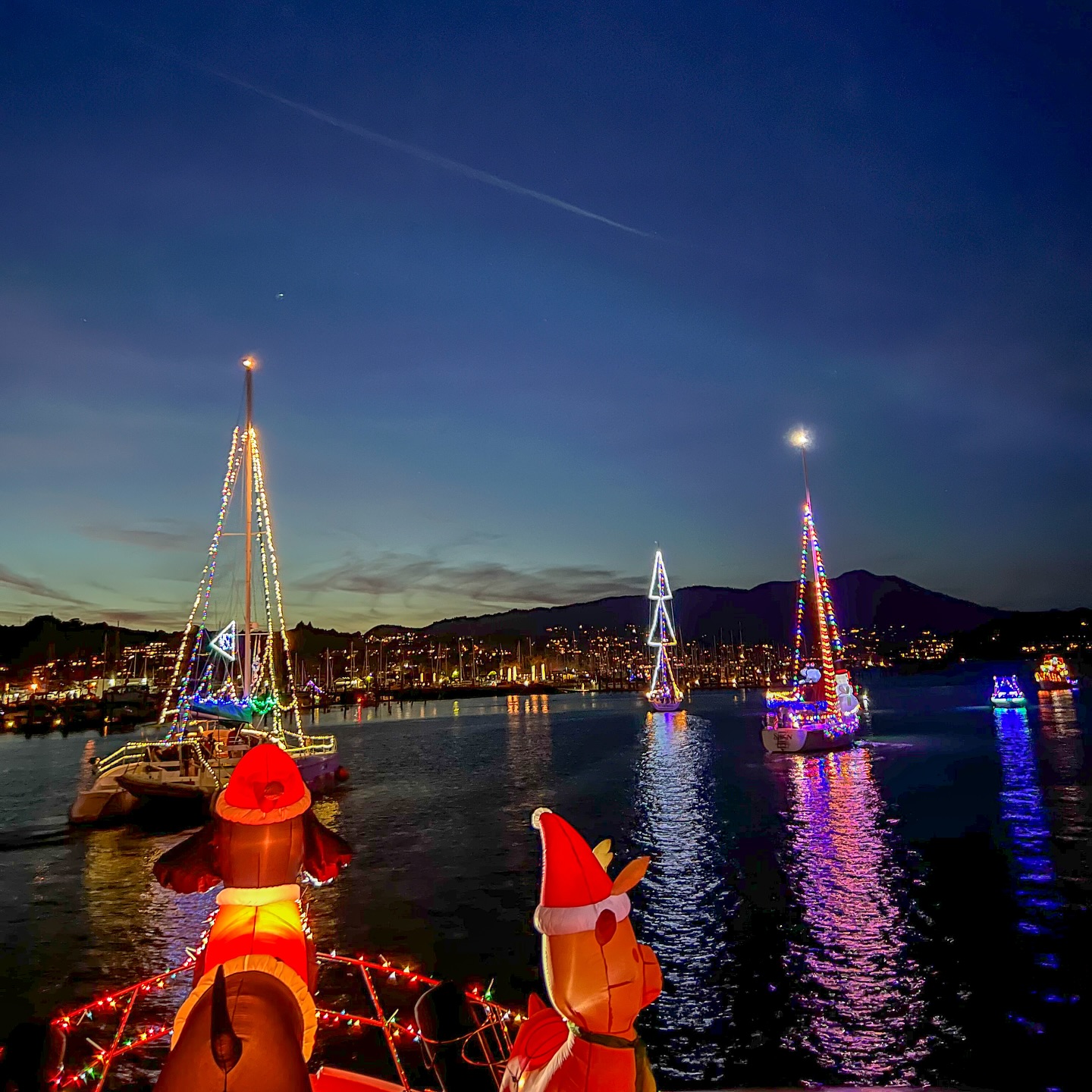 Full Moon Lighted Boat Parade Paddle